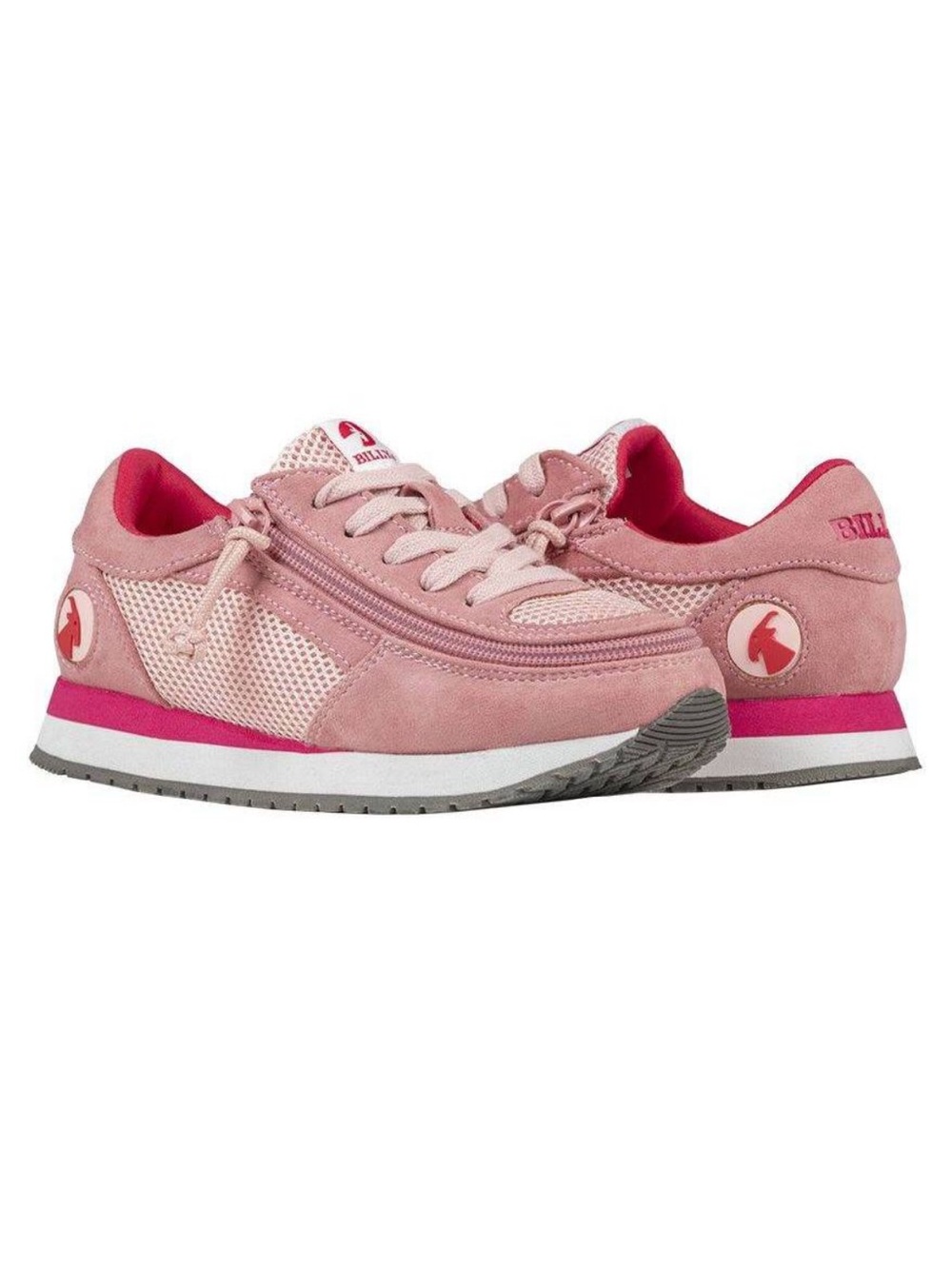 BILLY Footwear Kids' Sneakers Zipper Lace-Up Cushioned Insole retail $60